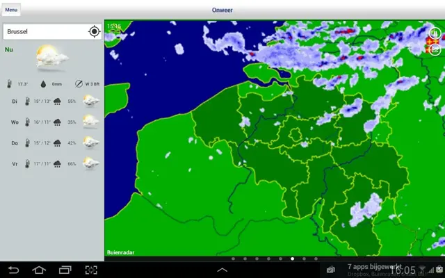 Buienradar android App screenshot 0