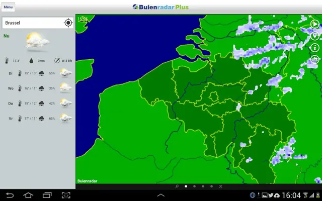 Buienradar android App screenshot 2