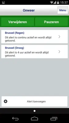 Buienradar android App screenshot 3